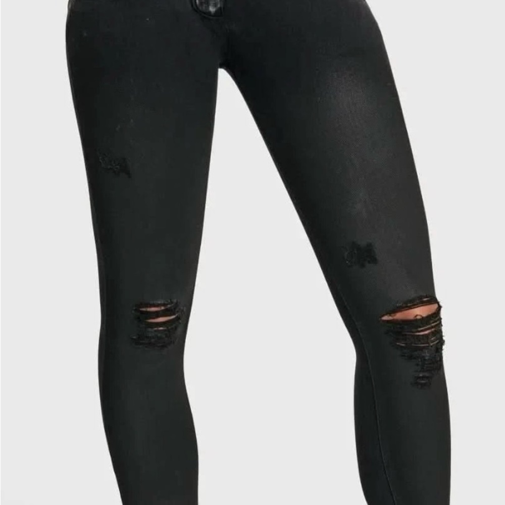 Freddy Black Skinny Ripped Women’s Jeans